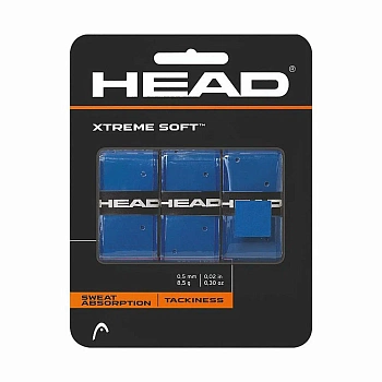 Овергрип Head Xtreme Soft, 3 штуки, 285104-BL - синий