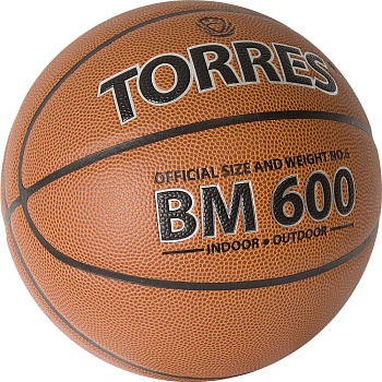 Мяч для баскетбола TORRES BM600 B32026, размер 6