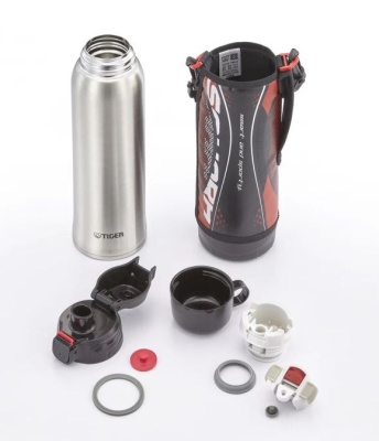 Термос спортивный Tiger MВО-H100 (цвет:черный), 1 л