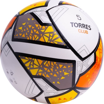 Мяч футбольный TORRES CLUB F323965, размер 5
