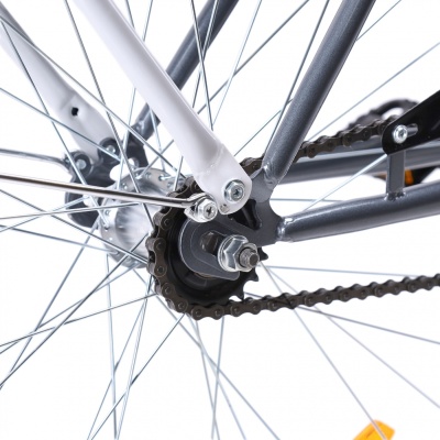 Велосипед городской Krypton DACHA, 28", 1 скорость, (рама 19), цвет серый металлик в Магазине Спорт - Пермь