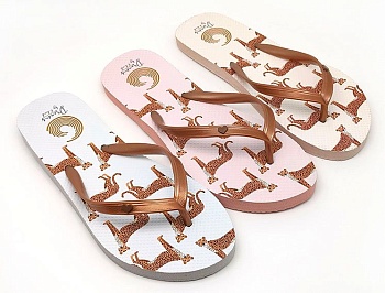 Обувь для пляжа LUCKY LAND 4174 W-PE пантолеты женские