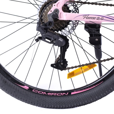 Велосипед COMIRON  FLAME 26", 21 скорость (рама 17), розовый в Магазине Спорт - Пермь
