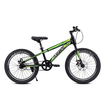 Велосипед детский 20" Krypton Hyperion ригид KH10 чёрный зелёный