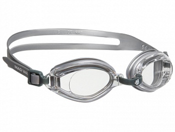 Очки для плавания Mad Wave Predator M0421 04 0 12W, Silver в магазине Спорт - Пермь