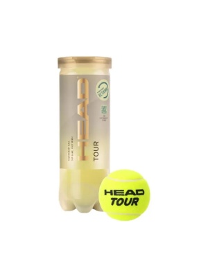 Мяч для большого тенниса HEAD TOUR 3B, упаковка 3 шт, одобрен ITF, цвет уточняйте