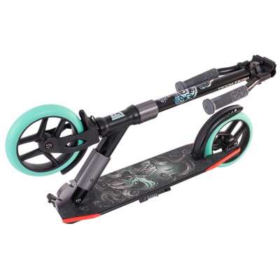 Самокат складной Tech Team Comfort 180 evolution бирюзовый