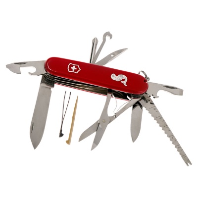 Нож Victorinox Fisherman, 91мм, 18 функций, (1.4733.72), красный