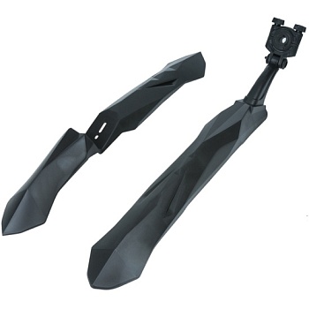 Крылья STG XGNB-059-1, переднее и заднее, колесо 24-26", пластик , черные