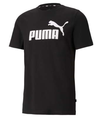 Футболка мужская PUMA Essentials Logo Men's Tee арт. 58666601, цвет черный