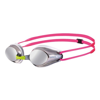 Очки для плавания для юниоров ARENA TRACKS JR MIRROR 1E560-18 silver-white-fuchsia в магазине Спорт - Пермь