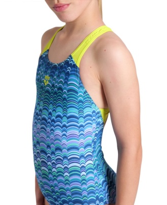 Купальник детский Arena ONDULATION SWIM PRO JR, 8168 177, multi navy-soft gr в магазине Спорт - Пермь