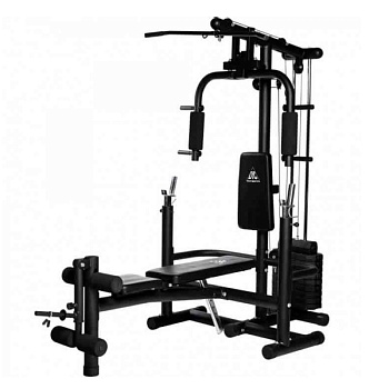Силовой комплекс со скамьей DFC Homegym D854, стек 45кг в Магазине Спорт - Пермь