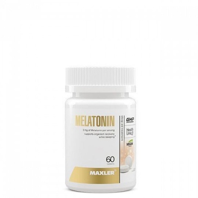 Maxler Melatonin 3 мг - 60 таблеток, здоровый сон в магазине Спорт - Пермь