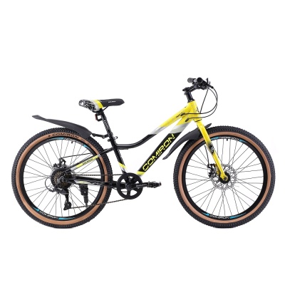 Велосипед COMIRON SMART 24", (рама 12), 7 скоростей, желтый в Магазине Спорт - Пермь