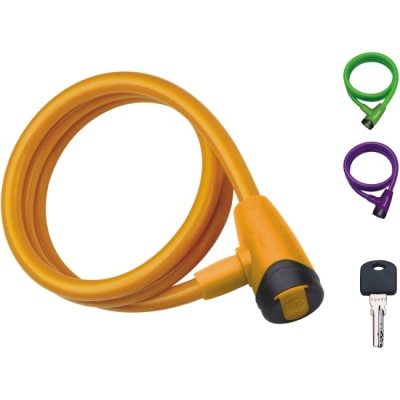 Замок велосипедный тросовый с ключом TONYON TY565, 12 х 1000 мм в Магазине Спорт - Пермь