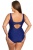 Слитный моделирующий купальник Mad Wave Silena HiClo Blue M0144 17 04W в магазине Спорт - Пермь