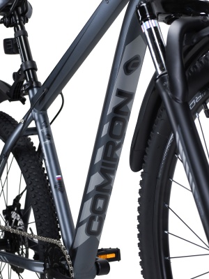 Велосипед COMIRON SYSTEM 27,5", 10 скоростей, серо-черный в Магазине Спорт - Пермь