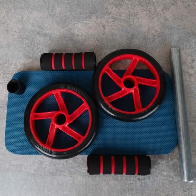 Ролик для пресса Woohooo Double Wheel Ab Roller R16, красный в Магазине Спорт - Пермь