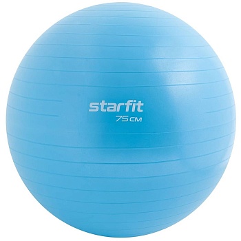 Мяч гимнастический STARFIT GB-108, антивзрыв, 75см, 1200г в Магазине Спорт - Пермь
