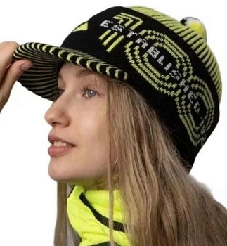Шапка FISCHER CAP 100(GR8282-103)черный лимон