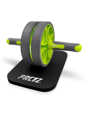 Ролик для пресса Woohooo Double Wheel Ab Roller R16, зеленый в Магазине Спорт - Пермь