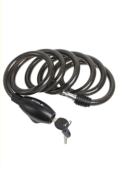 Замок велосипедный с ключом STELS, 12х1800 мм