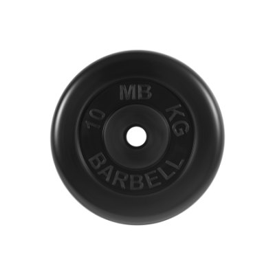 Диск обрезиненный MB Barbell "Стандарт", d=31 мм, вес 10 кг в Магазине Спорт - Пермь