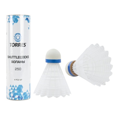 Волан для бадминтона TORRES 250, артикул  BD-20109, 1шт