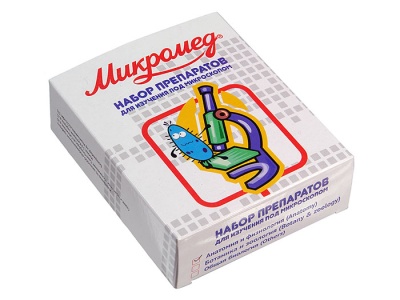 Набор препаратов Микромед "Ботаника и Зоология" (14 образцов)
