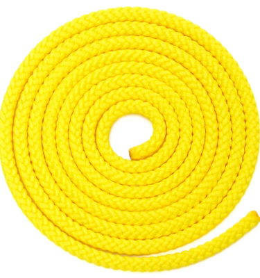 Скакалка гимнастическая Verba FLUORA, 3м, желтый неон
