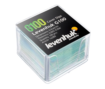 Стекла покровные Levenhuk G100, 100 шт.