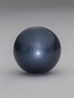 Мяч для художественной гимнастики SOLO BGEM-3, 17 см,"Черный жемчуг"