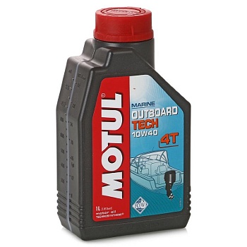 Масло моторное Мotul Outboard ТЕСH 4T 10W40, 1л