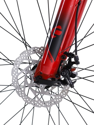 Велосипед COMIRON UNIVERSE 26", 21 скорость (рама 19), красно-черный в Магазине Спорт - Пермь