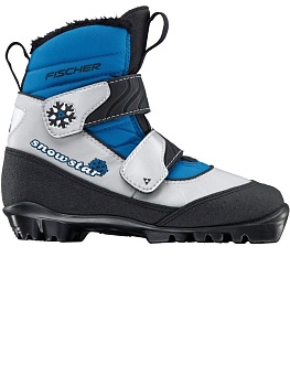 Детские лыжные ботинки FISCHER SNOWSTAR BLUE, S13009 в магазине Спорт - Пермь