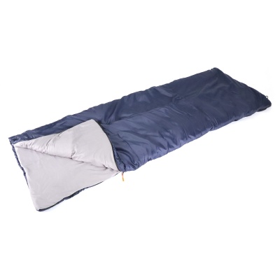 Спальный мешок-одеяло 3х-слойный Следопыт Camp, 200*75см, до 0 °C, , тёмно-синий