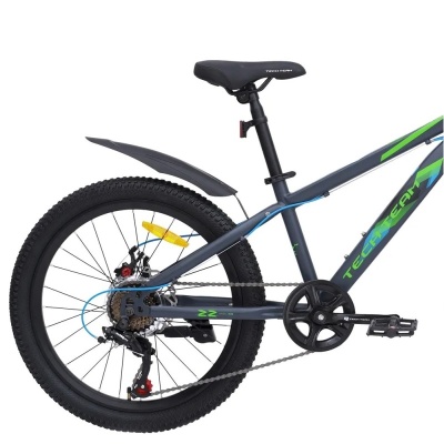 Велосипед TechTeam Tenet, 24" x13", 7 скоростей, зеленый в Магазине Спорт - Пермь