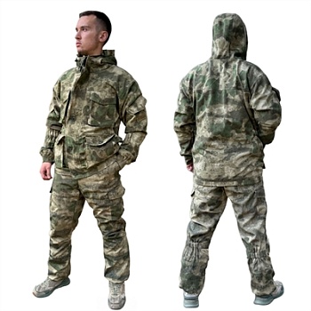 Костюм тактический Горка-8 (на флисе) (демисезонный) (мох)