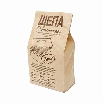 Щепа для копчения Груша, 3 дм3, упаковка, арт. WK-04