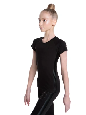 Футболка для гимнастики Solo RG607-107 Чёрный