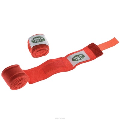 Бинты Green Hill BP-6232a, 2,5м эластик, цвета в ассортименте в магазине Спорт - Пермь