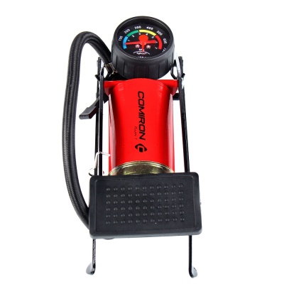 Насос ножной с манометром COMIRON FUJIN1, стальной корпус, однопоршневой, 55*110мм в Магазине Спорт - Пермь