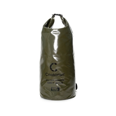 Гермомешок Следопыт Dry Bag, 100 л, с лямками, хаки