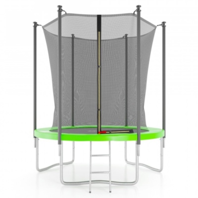 Батут DFC Trampoline STOCK 6 ft JUMP4FU (размер 183см), с внутренней сеткой, цвет уточняйте в Магазине Спорт - Пермь