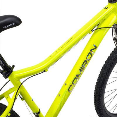 Велосипед COMIRON  FLAME 26", 21 скорость (рама 17), зеленый лайм в Магазине Спорт - Пермь
