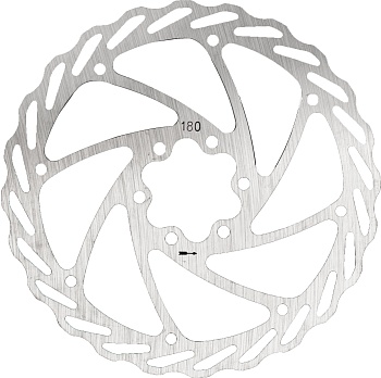 Ротор тормозной SHUNFENG, 180мм, 6 болтов 