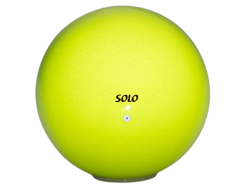 Мяч для художественной гимнастики SOLO BFLR-1, 17 см, "Лайм неон"