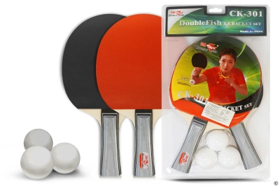 Набор для настольного тенниса Double Fish 301 (2 ракетки,3 мяча)