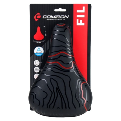 Седло велосипедное детское COMIRON FIL N964R, 235x155 в Магазине Спорт - Пермь
